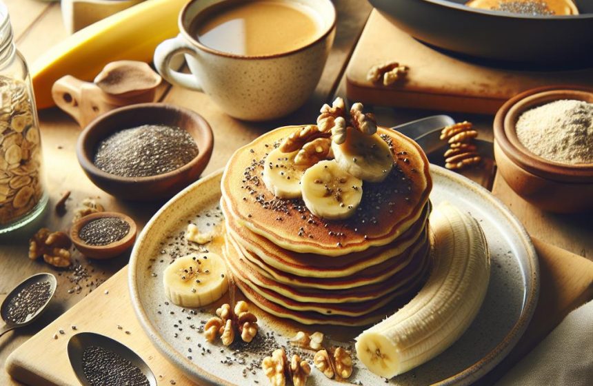 Pancakes à la Banane et Graines de Chia
