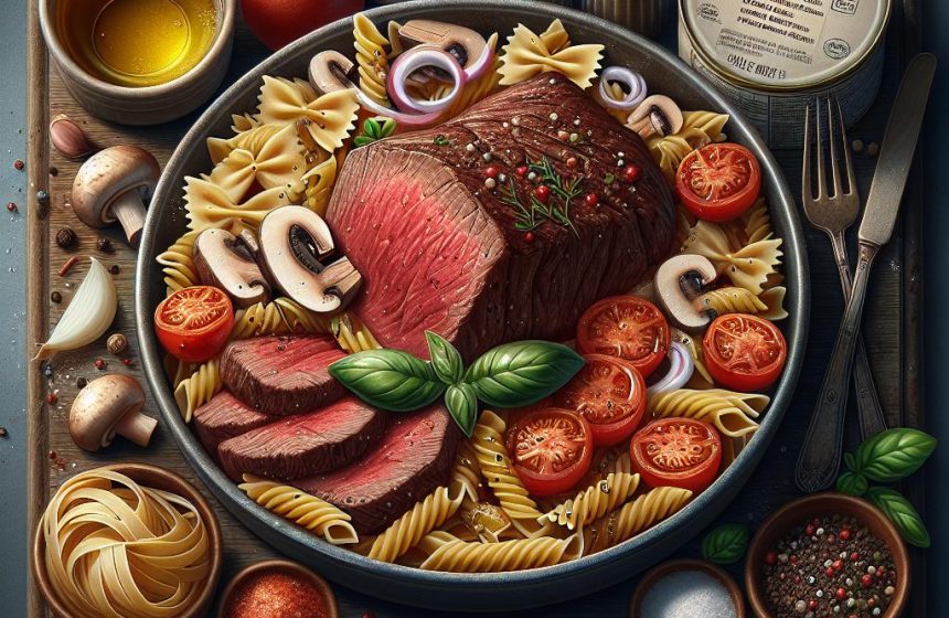 Délice de Bœuf en Sauce aux Pâtes Complètes