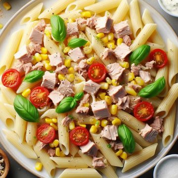 Salade de Pâtes Penne au Thon et Skyr