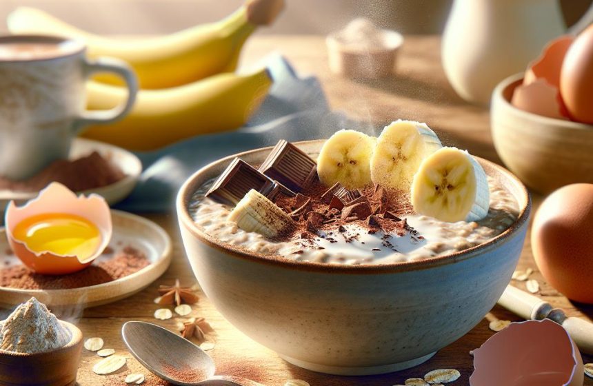 Porridge Chocolat Bananes Gourmand
