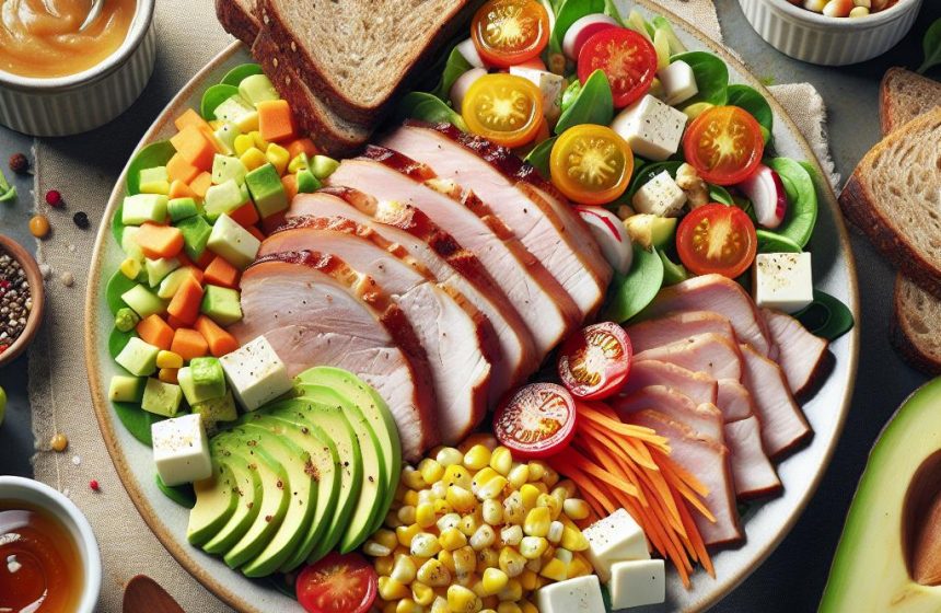 Délice de Rôti de Porc avec Salade Gourmande