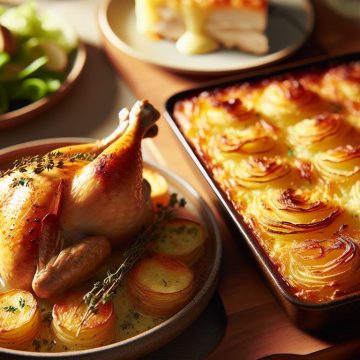 Poulet Rôti et Gratin Dauphinois Équilibré