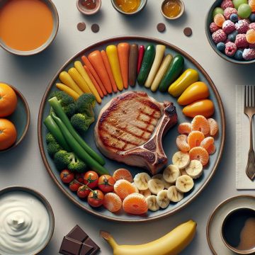Côte de Porc Gourmande et Légère avec Douceurs Fruitées