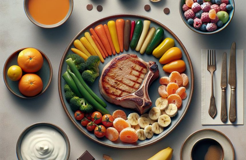 Côte de Porc Gourmande et Légère avec Douceurs Fruitées