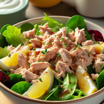 Salade de Thon au Citron et Yaourt Brassé