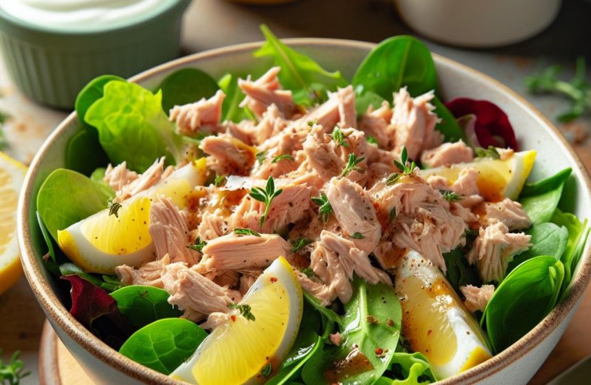 Salade de Thon au Citron et Yaourt Brassé