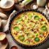 Quiche Poireaux et Allumettes de Bacon sans Pâte