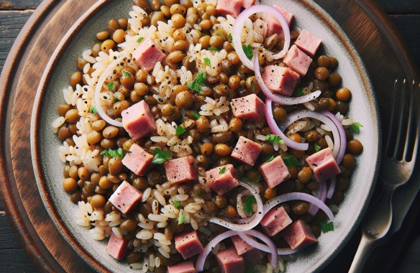 Salade de Riz et Lentilles Gourmande