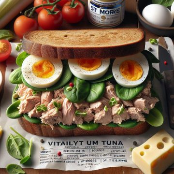 Sandwich Vitalité au Thon et Fromage Frais