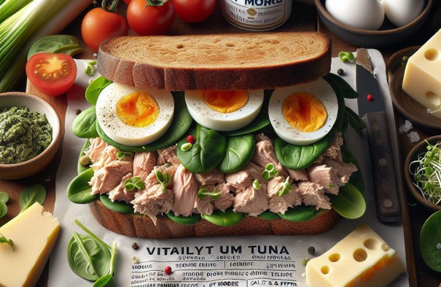 Sandwich Vitalité au Thon et Fromage Frais