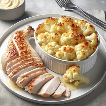 Filet de Dinde et Gratin de Chou-Fleurs Gourmand