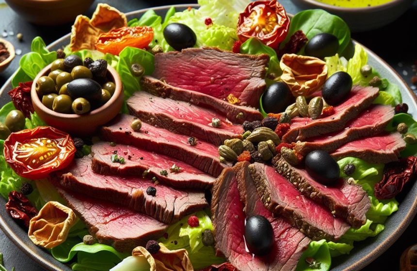 Salade Gourmande au Rosbif et Mâche