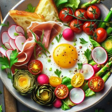 Délice Printanier à l’Œuf et Légumes Croquants