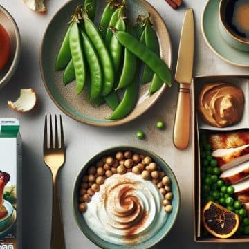 Délice Provençal aux Pois Gourmands et Poulet Doré