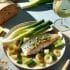 Filet de Colin aux Poireaux Vinaigrette et Pain Complet