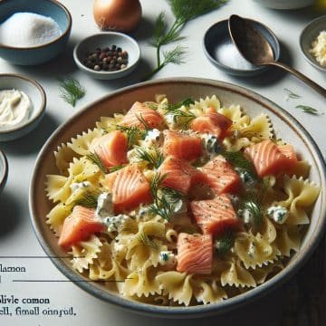 Pâtes au Saumon Crémeuses à l’Aneth