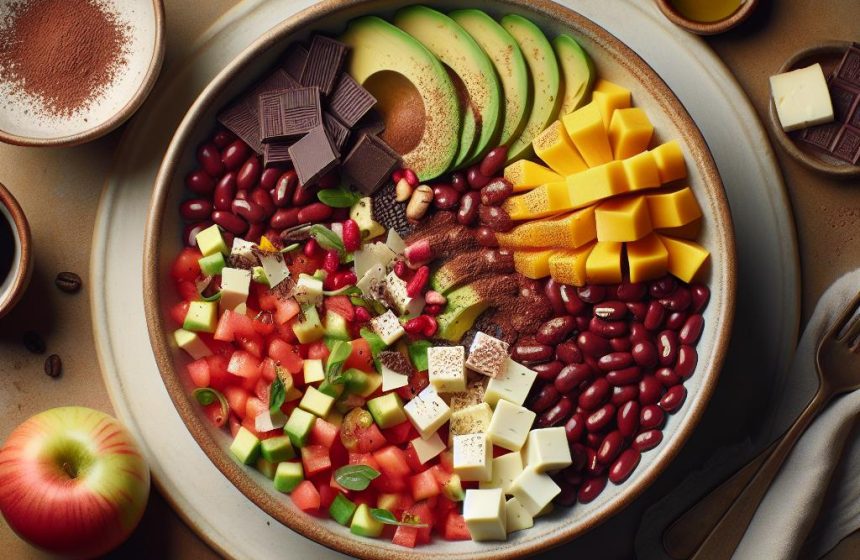 Salade Énergisante aux Haricots Rouges et Fruits Exotiques