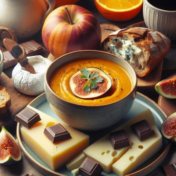Délice Automnal au Fromage et Chocolat