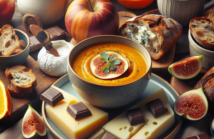 Délice Automnal au Fromage et Chocolat