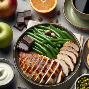 Délice de Dinde aux Haricots Verts et Douceurs Fruitées