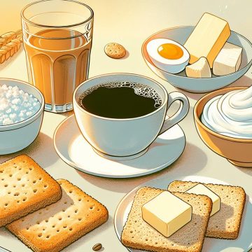 Petit Déjeuner Équilibré au Fromage Blanc et Biscoettes