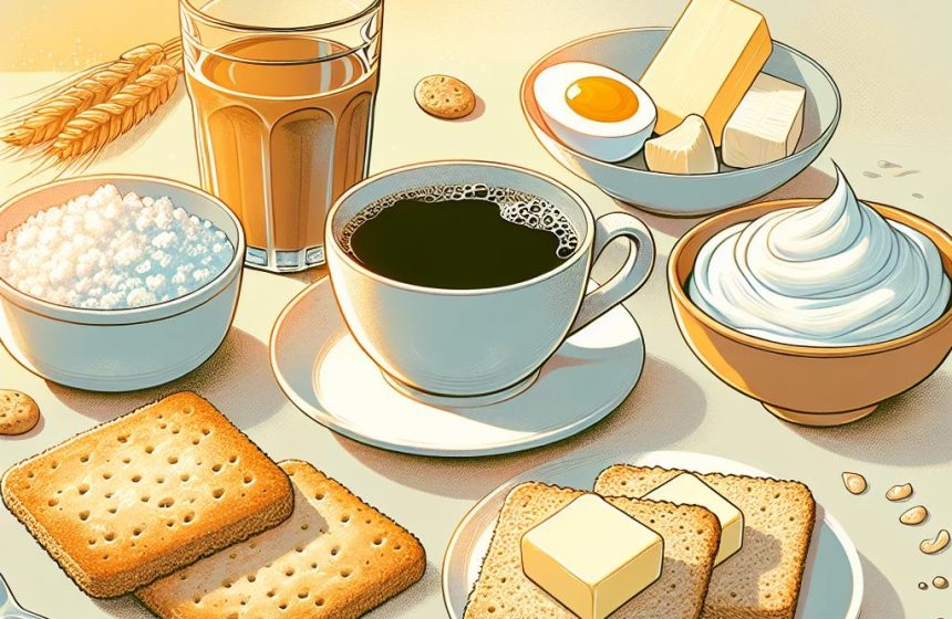 Petit Déjeuner Équilibré au Fromage Blanc et Biscoettes
