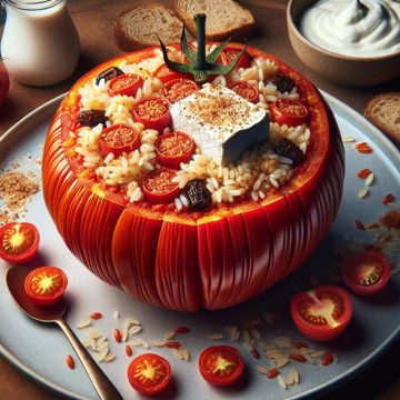 Délice de Tomate Farcie au Chèvre