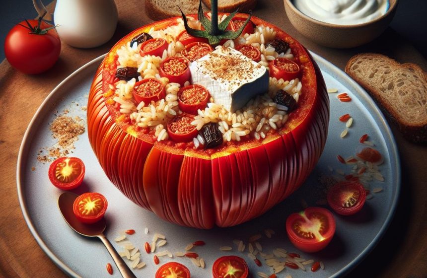 Délice de Tomate Farcie au Chèvre
