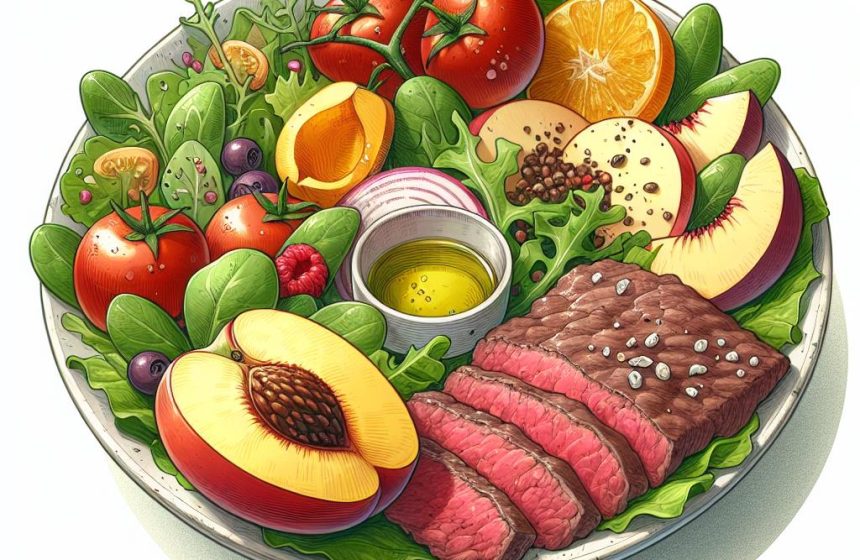 Salade de Bœuf aux Fruits d’Été