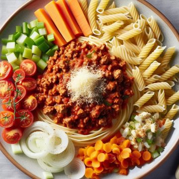 Pâtes à la Bolognaise Équilibrées