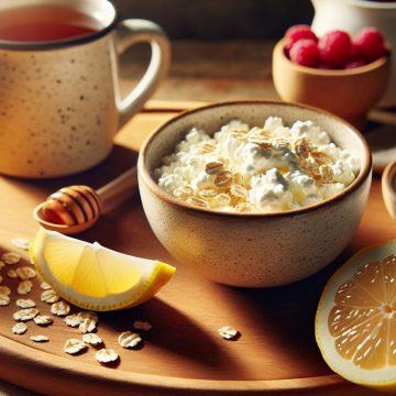 Délice Matinal au Citron et Fromage Blanc