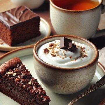 Délice Matinal au Skyr et Gâteau Chocolaté