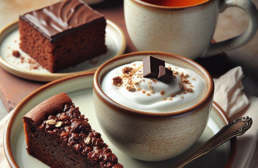 Délice Matinal au Skyr et Gâteau Chocolaté