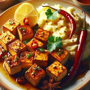 Tofu Caramélisé au Piment et Citron