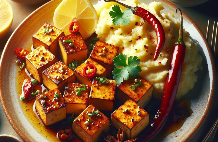 Tofu Caramélisé au Piment et Citron