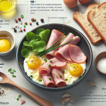 Œufs Brouillés Gourmands au Jambon Cru et Cuit