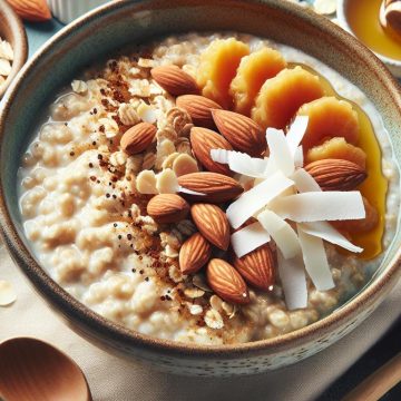 Délice d’Avoine à la Noix de Coco et Pâte d’Amande