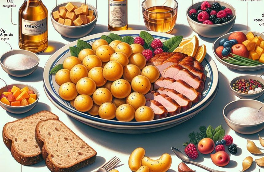 Délice Équilibré de Gnocchi et Rôti de Porc