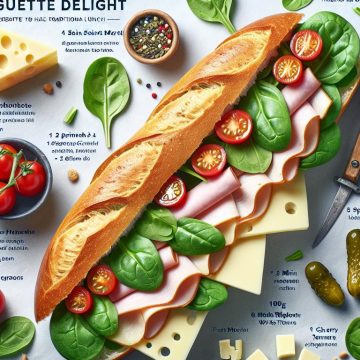 Délice de Baguette aux Saveurs Fraîches