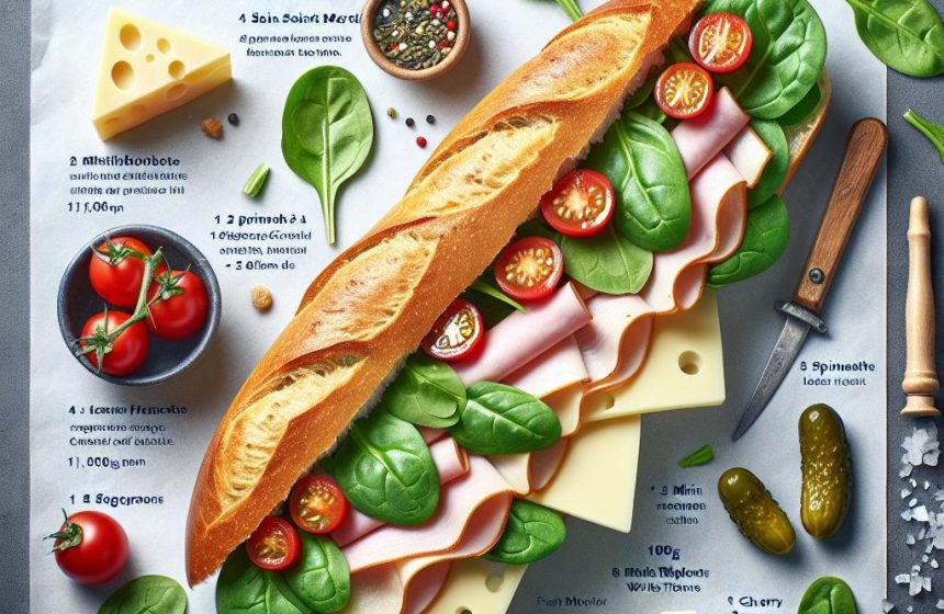 Délice de Baguette aux Saveurs Fraîches