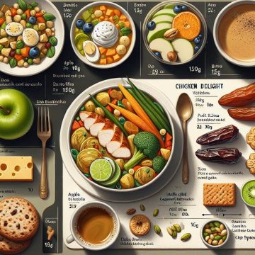 Délice Équilibré au Poulet et Légumes Exotiques