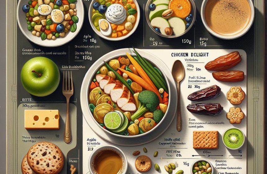 Délice Équilibré au Poulet et Légumes Exotiques