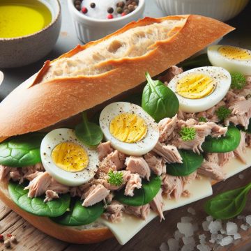 Sandwich Vitalité au Thon et Épinards