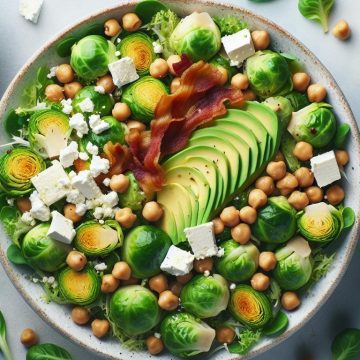 Salade Gourmande de Choux de Bruxelles et Pois Chiches