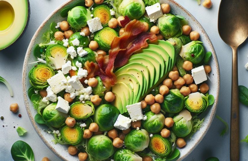 Salade Gourmande de Choux de Bruxelles et Pois Chiches