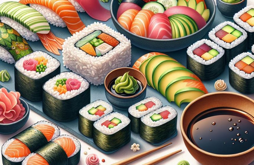 Assortiment de Sushis et Makis Gourmands
