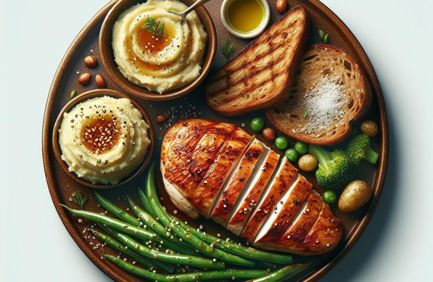 Délice de Poulet Rôti et Purée Gourmande