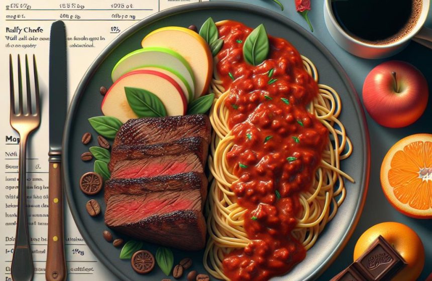 Délice Épicé de Spaghetti au Steak et Chocolat