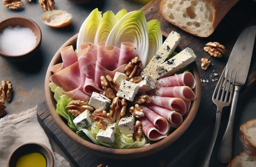 Salade Gourmande de Jambon de Dinde et Chèvre