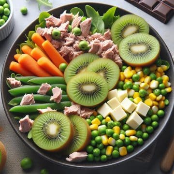 Salade de Macédoine au Thon et Kiwis Gourmands